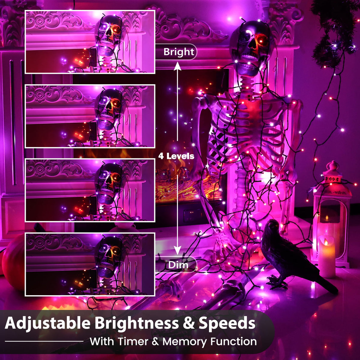 Ceevoo Christmas Lights Outdoor, 82ft 200 LED Christmas String Lights with Music, Plug in Motion Sensor Waterproof Holiday String Light for Indoor Outdoor Home Party Tree Garden Yard Decor