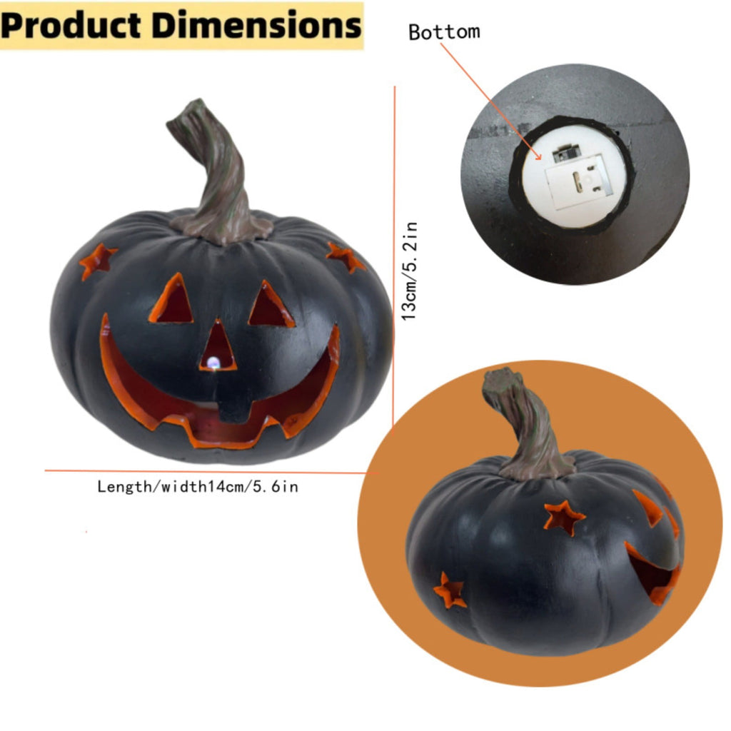 Aximioll Halloween Scary Pumpkin Lights — Grey Tone with Eerie Glow, Halloween Decorations for Front Yard Pathways, Trick or Treat Routes & Outdoor Haunted Displays for creepy outdoor setups