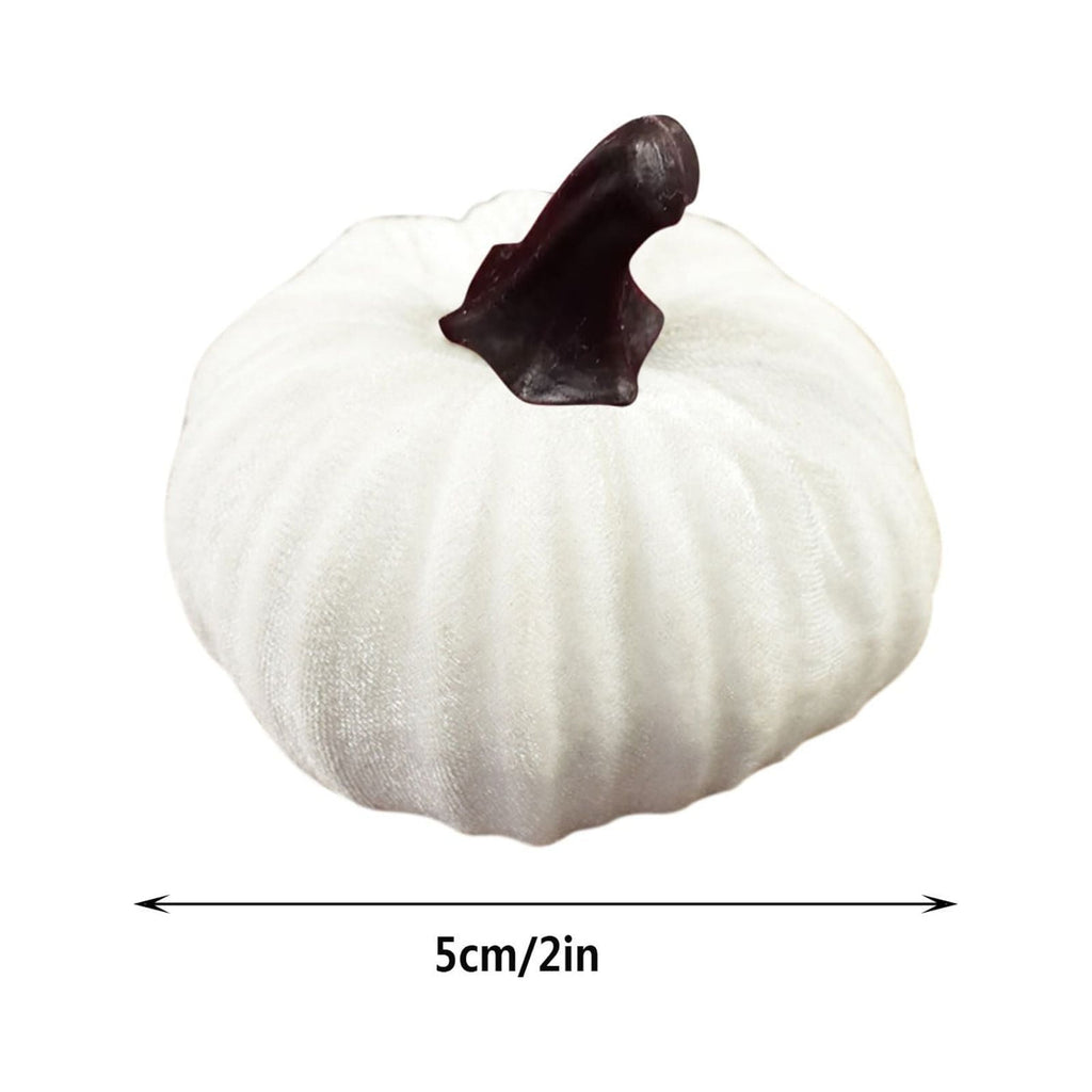 Sahpxhe Halloween Pumpkin Decorations Halloween Velvet Pumpkins Decor Super Soft Stuffed with Exquisite 15*15cm