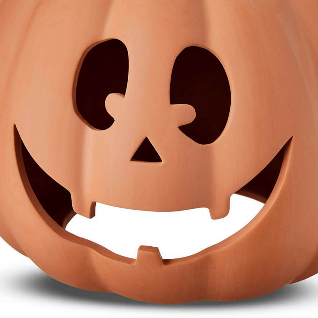 Luoshdecor Pumpkin Decoration , Resin Reusable Carved Pumpkin for Thanksgiving Halloween Fall Indoor Outdoor Decor Party Supplies