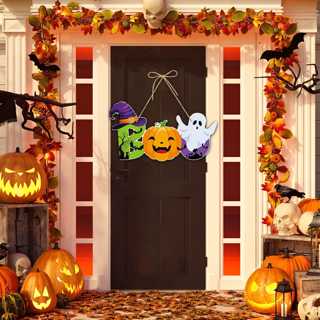 RBCKVXZ Halloween Decorations Indoor Outdoor, Halloween Hanging Decorations, Pumpkins, Ghost Decorations Interior And Exterior Patio Decorations, Fall Decorations for Home