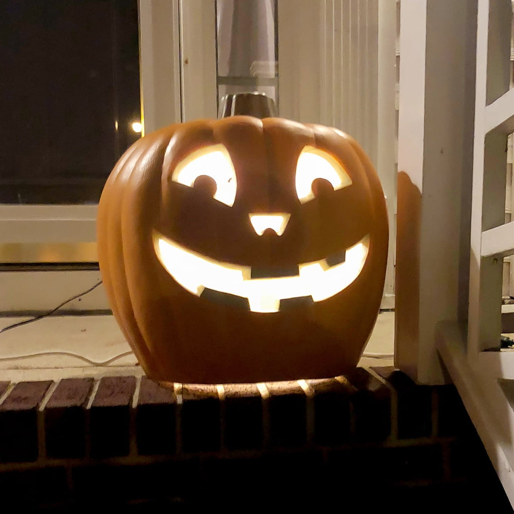 6" Jack O' Lantern - Battery Operated Halloween Pumpkin Lantern - Waterproof for Indoor Outdoor Decorations Favors