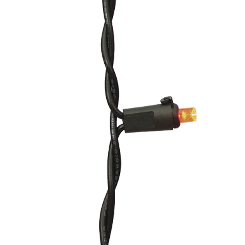 Pumpkin Icicle Lights, 10CT, Orange LED, 6ft, Halloween Indoor/Outdoor, by Way To Celebrate