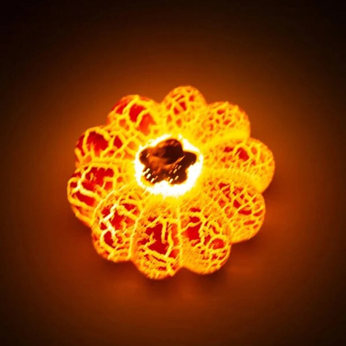 Taicans Glass LED Pumpkins Light with Timer for Halloween Pumpkin Decorations Fall and Thanksgiving Decor