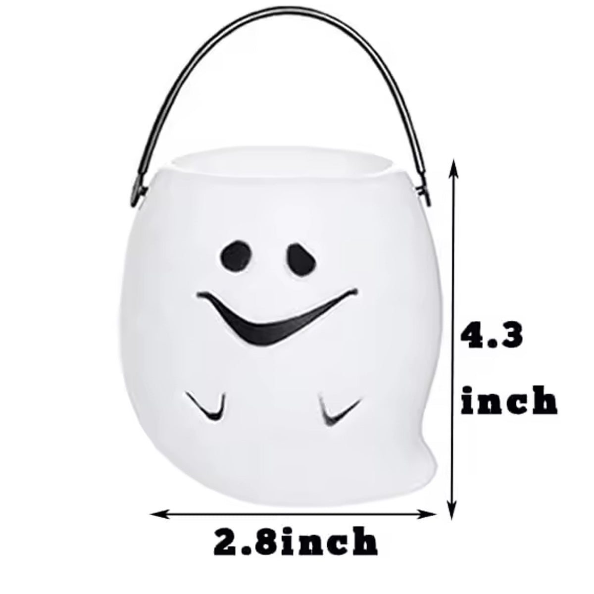 CRAZY NIGHT 12PCS Mini Halloween Pumpkin Candy Bucket, Plastic Trick or Treat Basket for Kids, Portable Halloween Candy Pumpkin Pails for Halloween Party Decor Favors