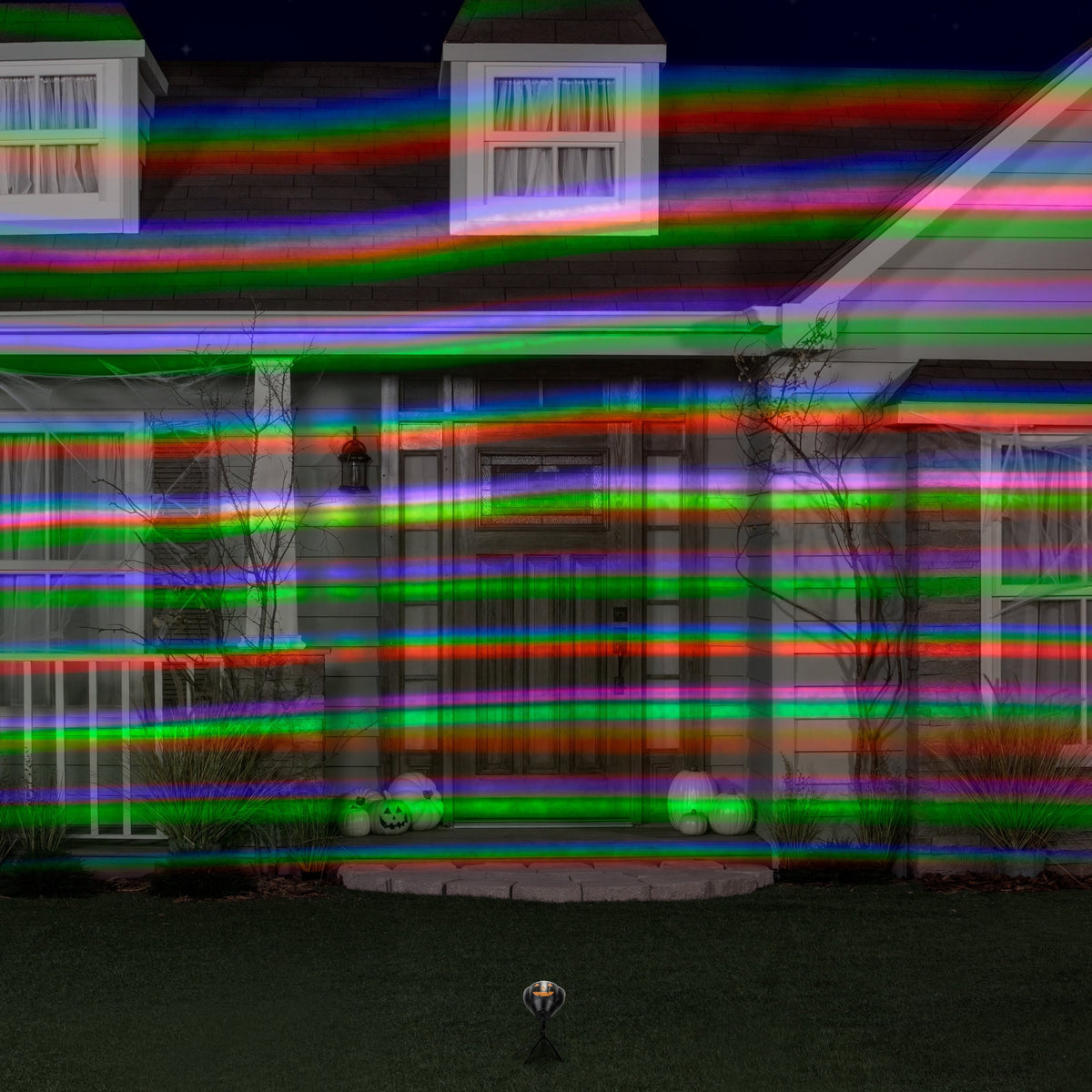 Halloween Light Show Illuminations Color Changing Light Waves Projector Light with Easy Installation