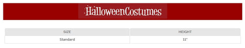 11" Light Up Pumpkin Bones Decoration