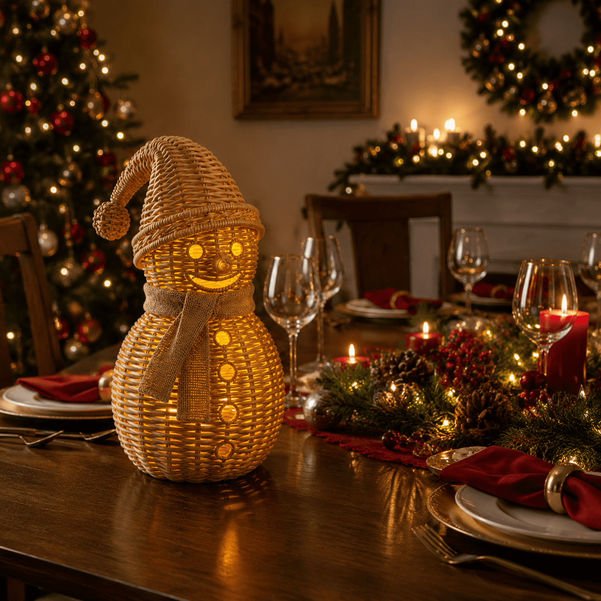 Handwoven Pumpkin Lantern, Rustic Vintage Halloween Decor, 28cm Woven Pumpkin Lantern Without LED Candle Light, Pumpkin Ornament for Mantel Doorstep Halloween Party Decorations