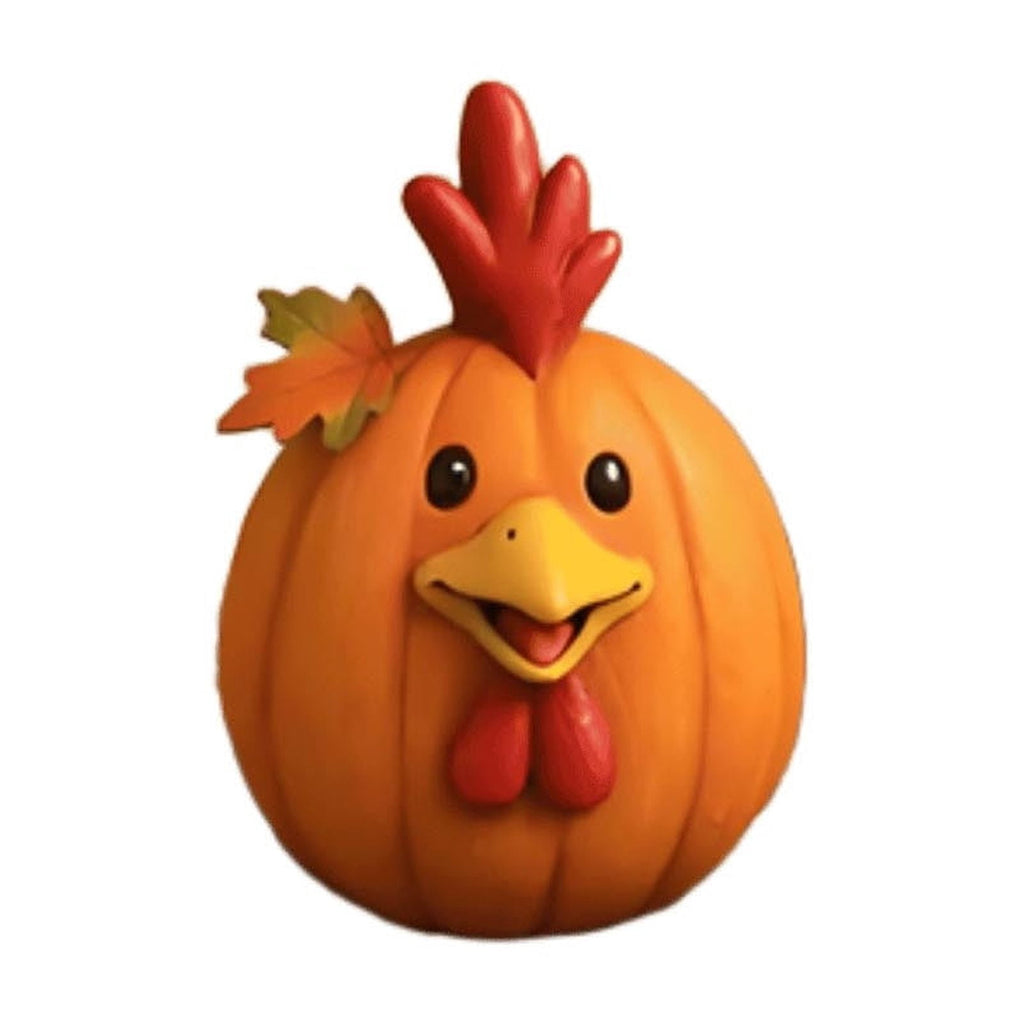 Yannianjz under $5 Farm Animal Pumpkin Figurines, Cute Funny Resin Cow Duck Sheep Pig Chicken Statue, Halloween Thanksgiving Fall Decorations, Autumn Farmhouse Table Centerpiece, Home Desktop Decor