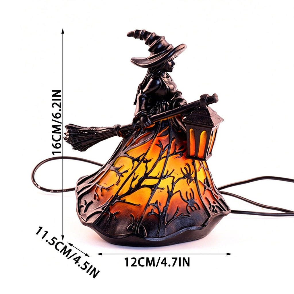 Fall Decorations for Home, 7.9in Lighted Halloween Scarecrow Dog Figurine, Resin Thanksgiving Halloween Garden Dogs Figurines for Autumn Harvest Porch Yard Garden Decor