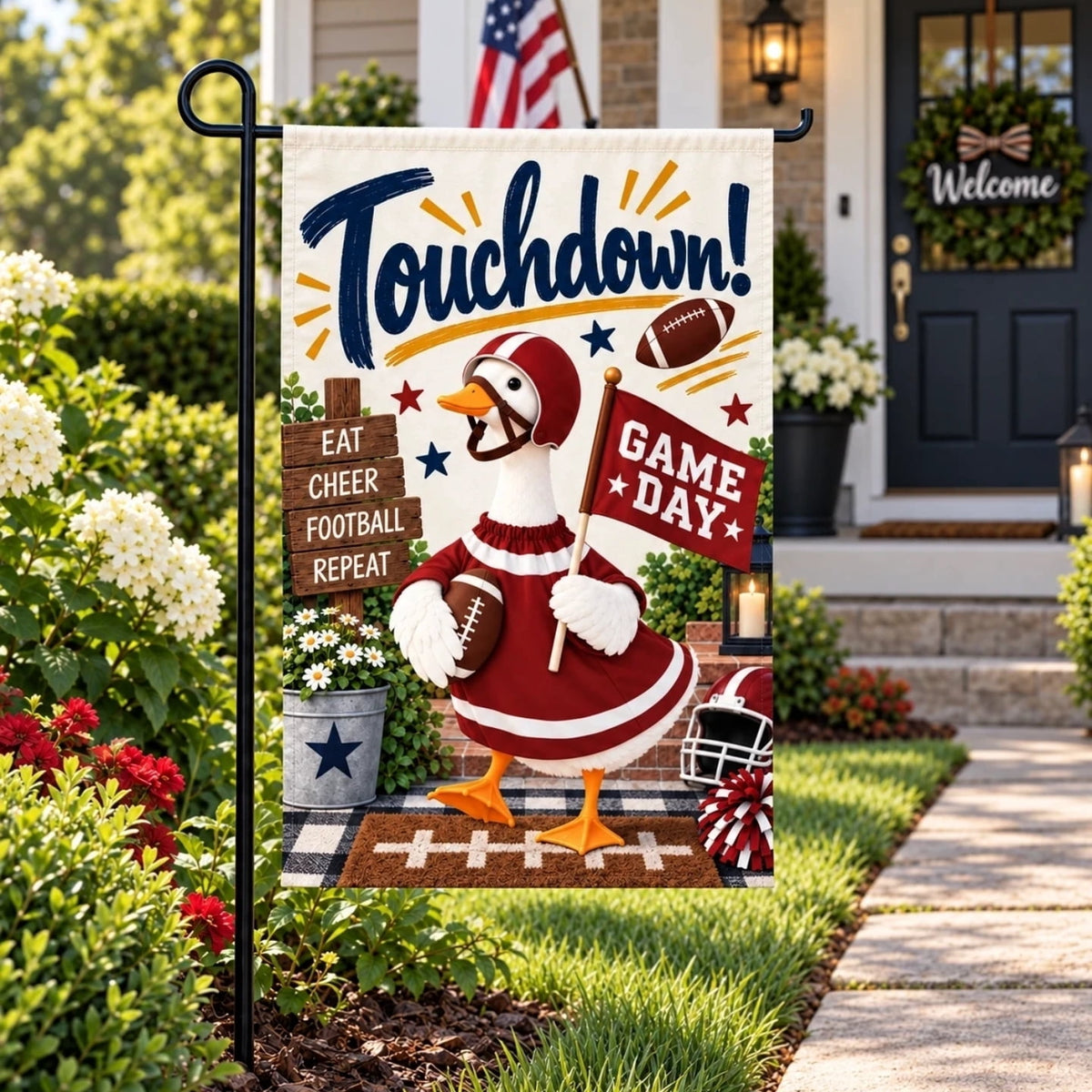 Porch Goose Halloween Outfit for 23 Inch Goose Statue, Witch Hat Dress with Fuzzy Spider Legs, Pumpkin Spiderweb Goose Clothes, Funny Yard Lawn Patio Decor