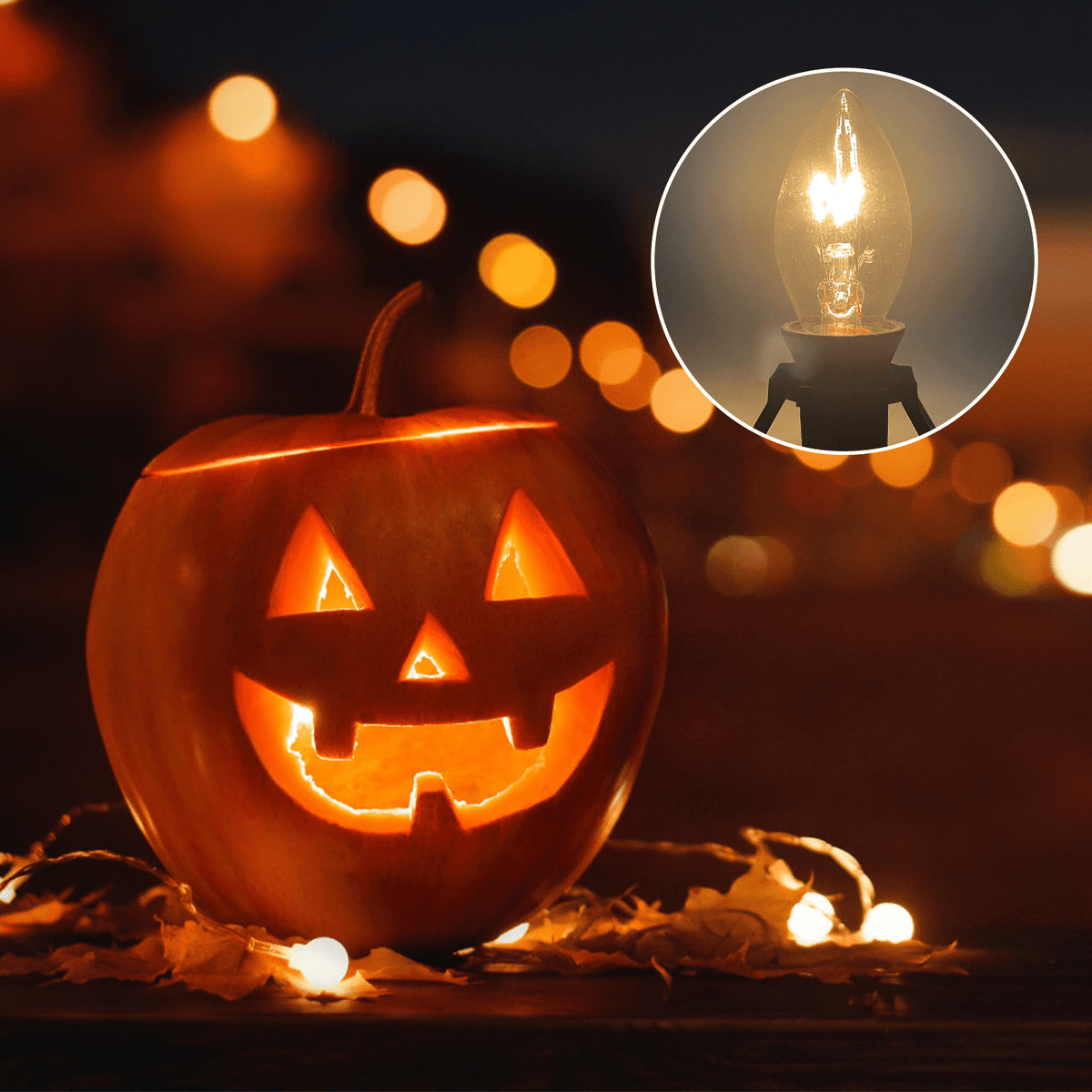 Set of 4 Accessory Cord with C7 Lights, Single Light with 4 Light Bulb, 6FT C7 Socket Clip Lights with On/Off Switch Plugs Perfect for Craft Village Halloween Christmas House Decoration