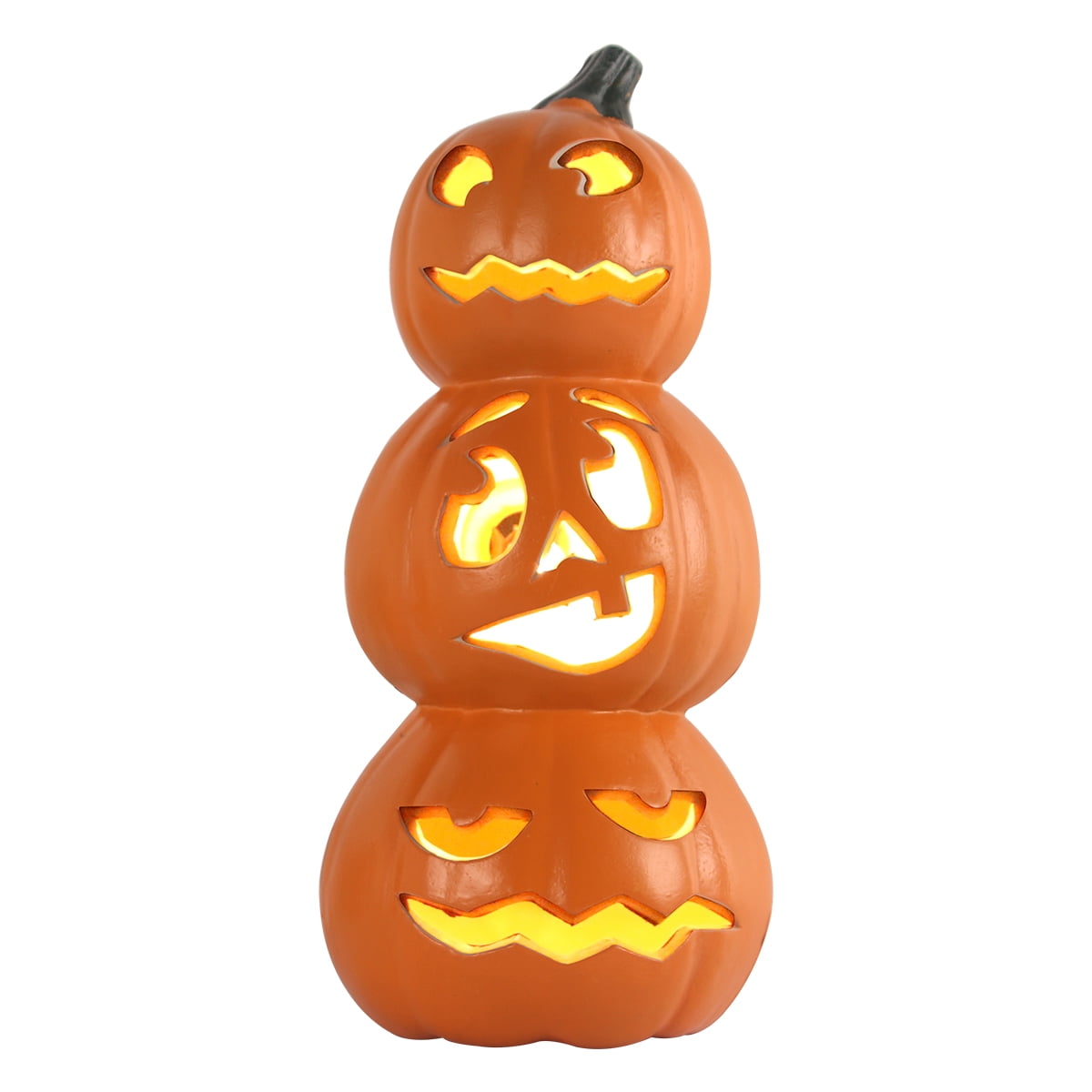 6" Jack O' Lantern - Battery Operated Halloween Pumpkin Lantern - Waterproof for Indoor Outdoor Decorations Favors