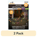 (2 pack) Halloween 90-Count Indoor/Outdoor Multicolor Garland LED Mini Lights, 9', Way To Celebrate