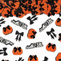 200 Piece Black Bow and Pumpkin Halloween Confetti