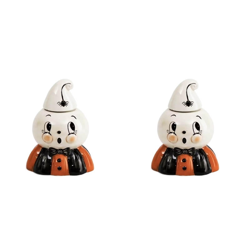 2026 Halloween Kooky Spook Ghost Figural Canister Cookie Jar,Halloween ghost canister