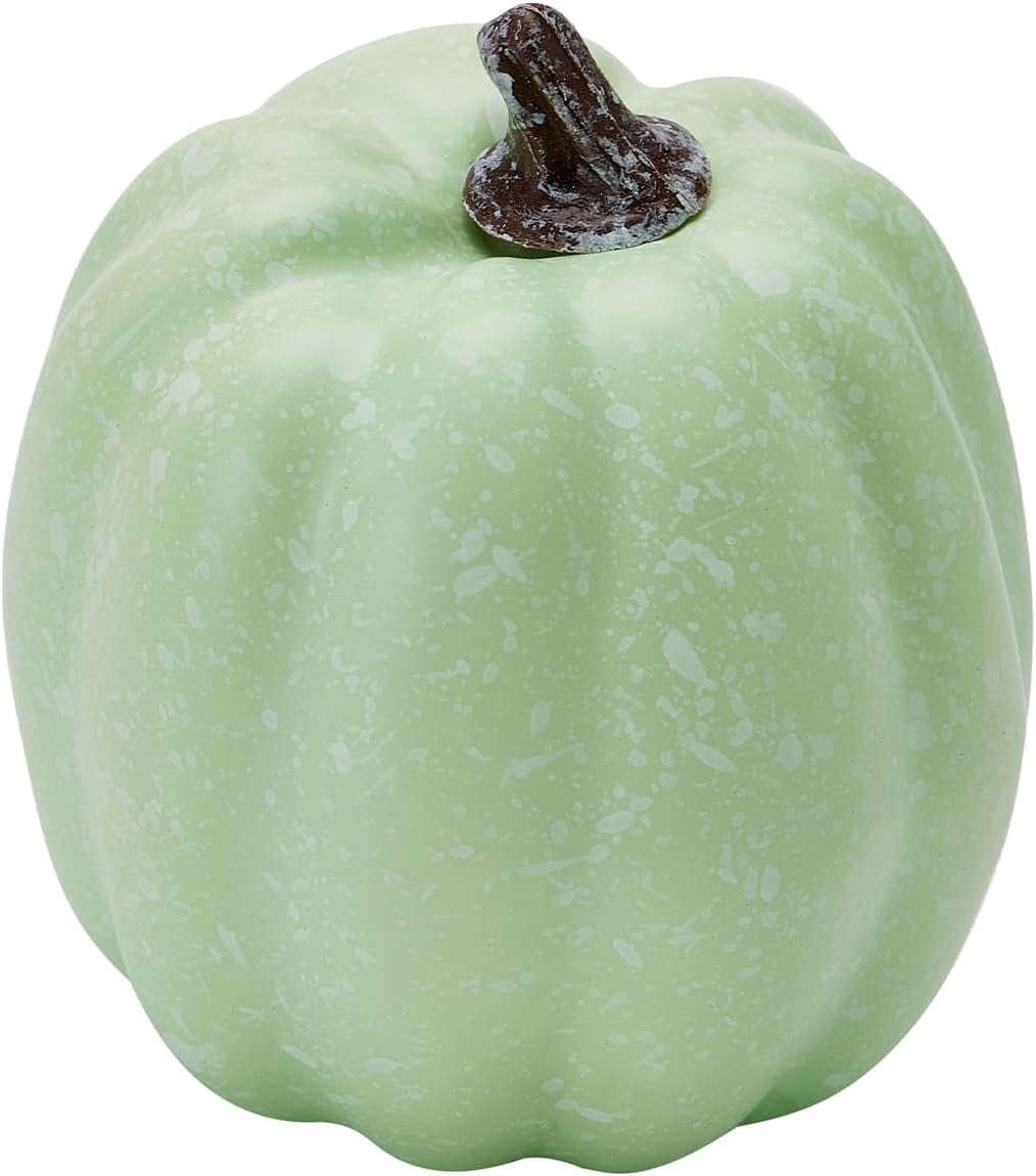 7Pcs Artificial Pumpkins Fall Decoration Assorted Faux Pumpkin Cute Foam Pumpkins for Home Outside Halloween Decorating