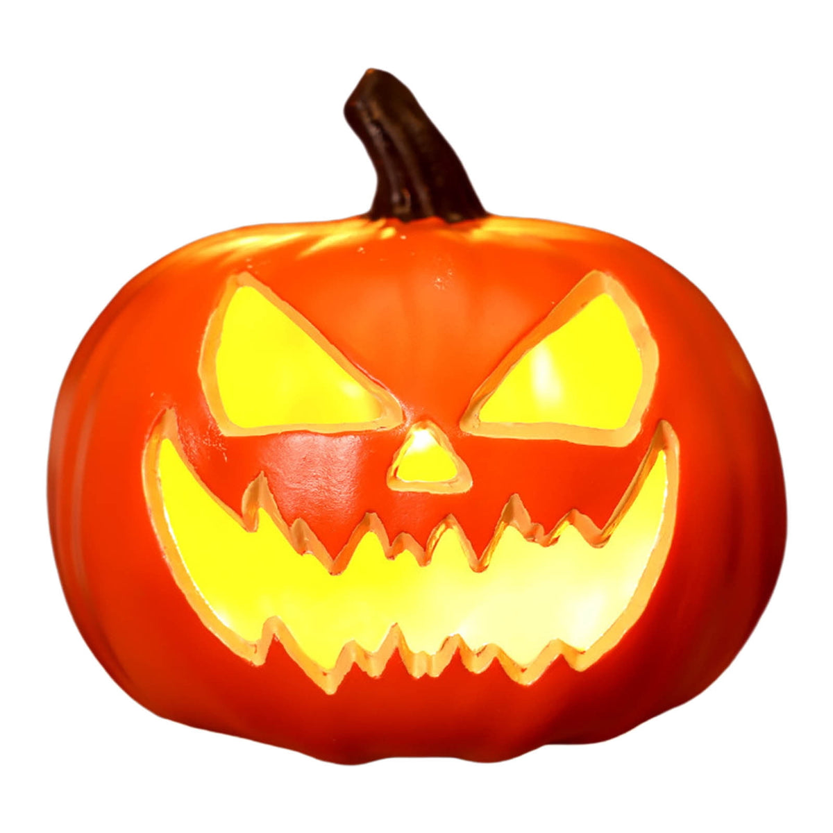 Halloween Pumpkin Lamp Light Decor,Battery Operated Halloween Jack-O-Lantern,Spooky Vintage LED Lighted Pumpkin Lights for Outdoor Indoor Tabletop Front Door Porch Garden Patio Yard