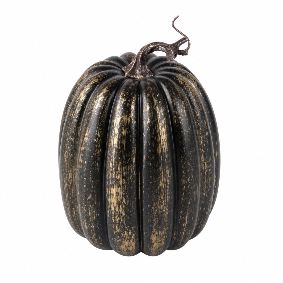 CQHVKQ 8 Inch Large Artificial Pumpkin Fall Decorations, Realistic Fake Harvest Pumpkin, Orange Gold Decorative Pumpkins for Table Centerpieces, Fall, Thanksgiving & Halloween DIY