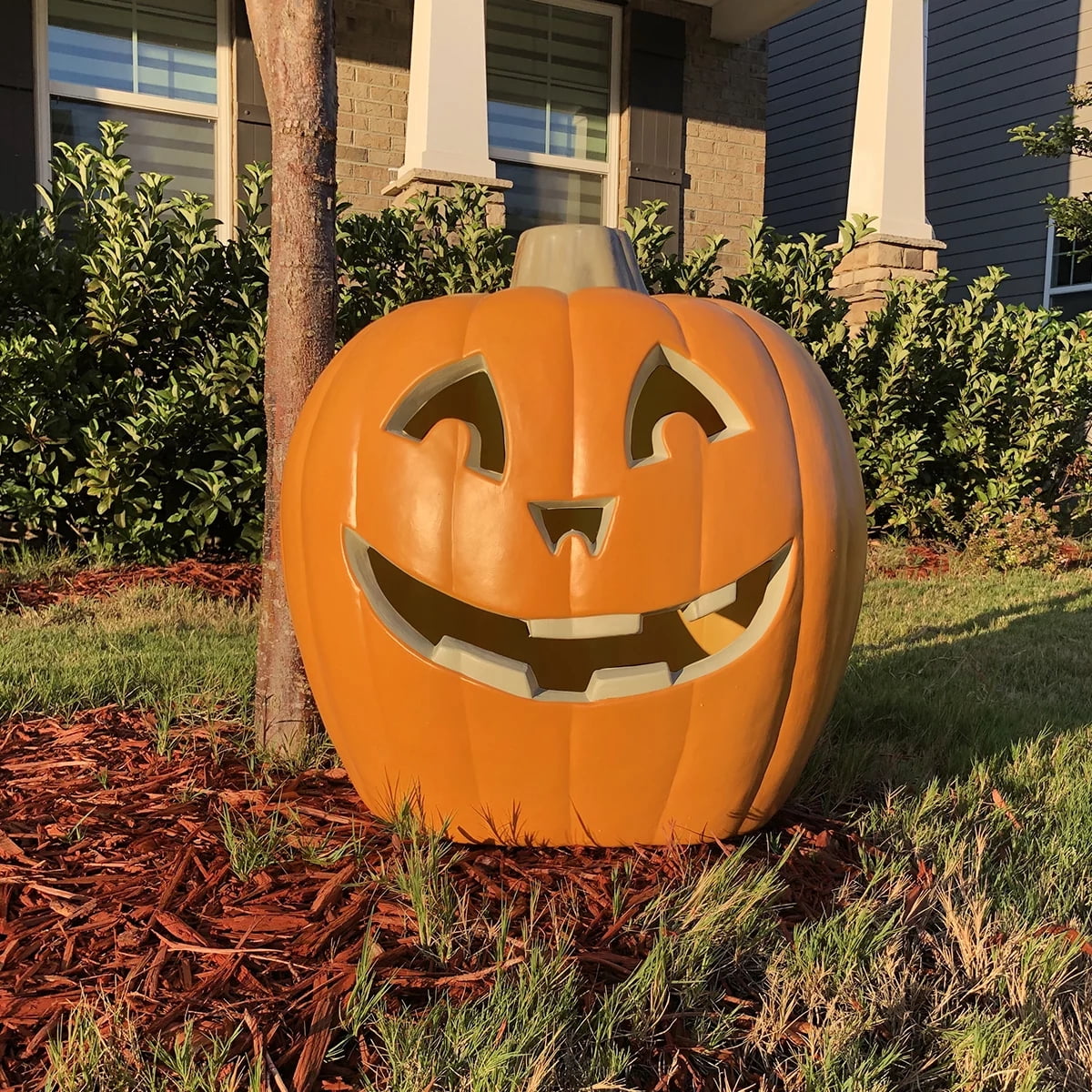 6" Jack O' Lantern - Battery Operated Halloween Pumpkin Lantern - Waterproof for Indoor Outdoor Decorations Favors