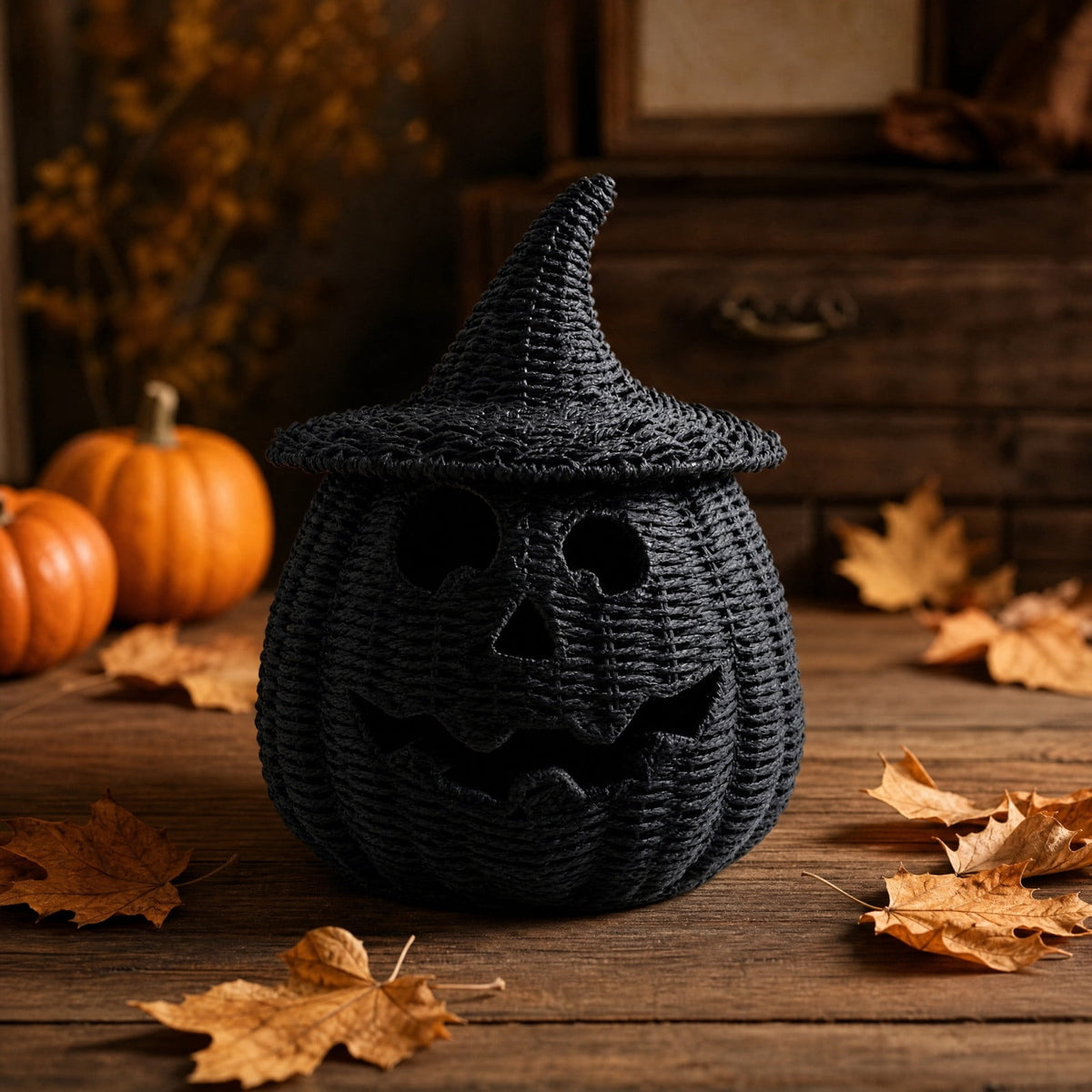 SCNOR Friendly Ghost Statue with Pumpkin Candy Bowl, 11.8 Inch Halloween Decoration for Outdoor Porch, Yard, Patio & Indoor