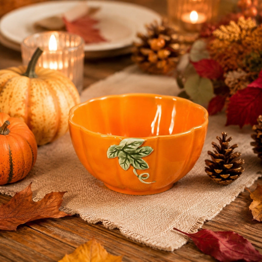 Cute Pumpkin Handmade Ceramic Mug with Dust Lid, Thanksgiving Halloween Coffee Cup for Office, Creative Water Cup Holiday Gift for Friends Family Coworkers Kitchen Home Decor
