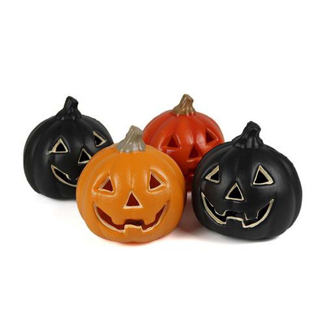 AZXY Stained Glass Hanging Pumpkin Ornament, Halloween Decor, Halloween Pumpkins, Halloween Decorations, Halloween Party Decor,Bat Star Pumpkin Hanging Decor for Indoor Window Tabletop