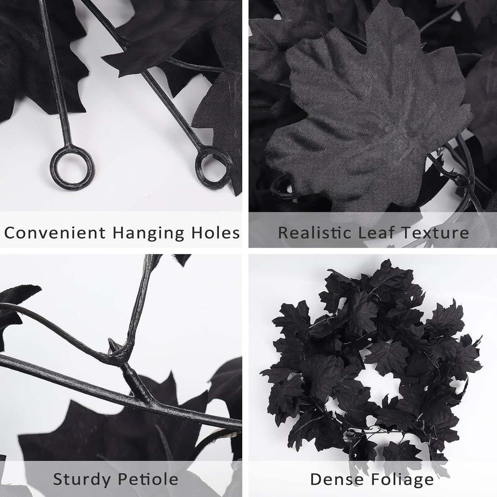 yulier Artificial Garland 70.86 inch Spring Garland with Flowers, Faux Vines Floral Hanging Garland for Holiday Wedding Spring Home Party Window Door Fireplace Table Indoor Outdoor Decor