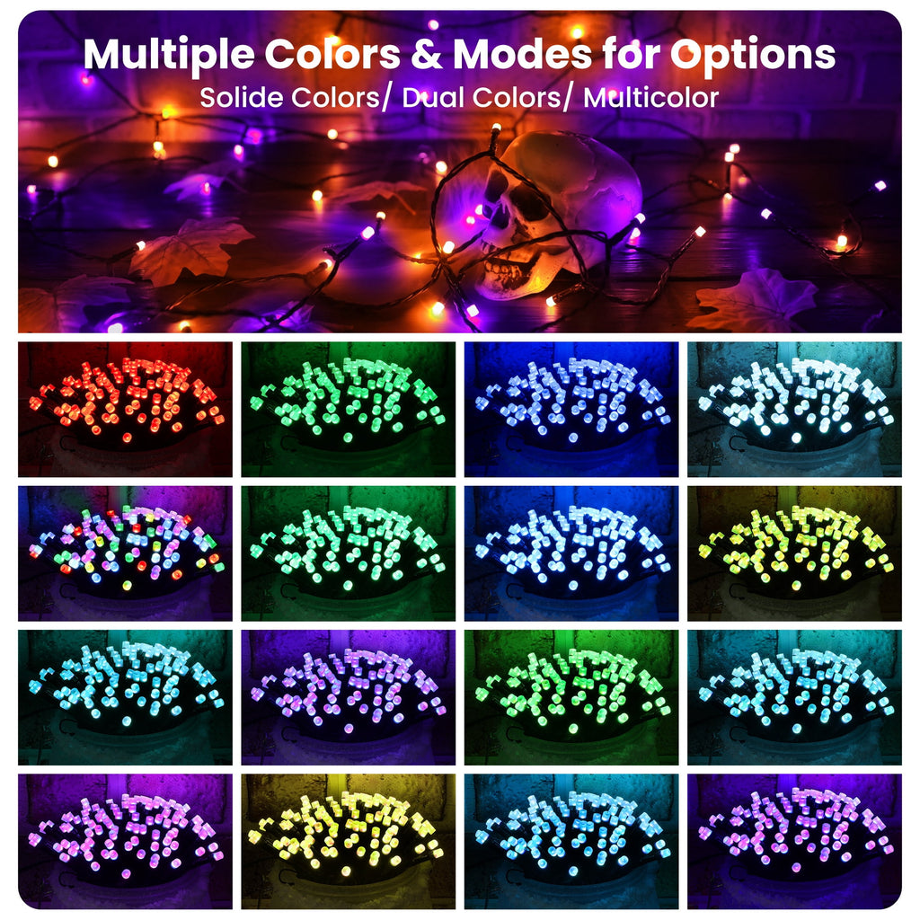 Ceevoo Christmas Lights Outdoor, 82ft 200 LED Christmas String Lights with Music, Plug in Motion Sensor Waterproof Holiday String Light for Indoor Outdoor Home Party Tree Garden Yard Decor