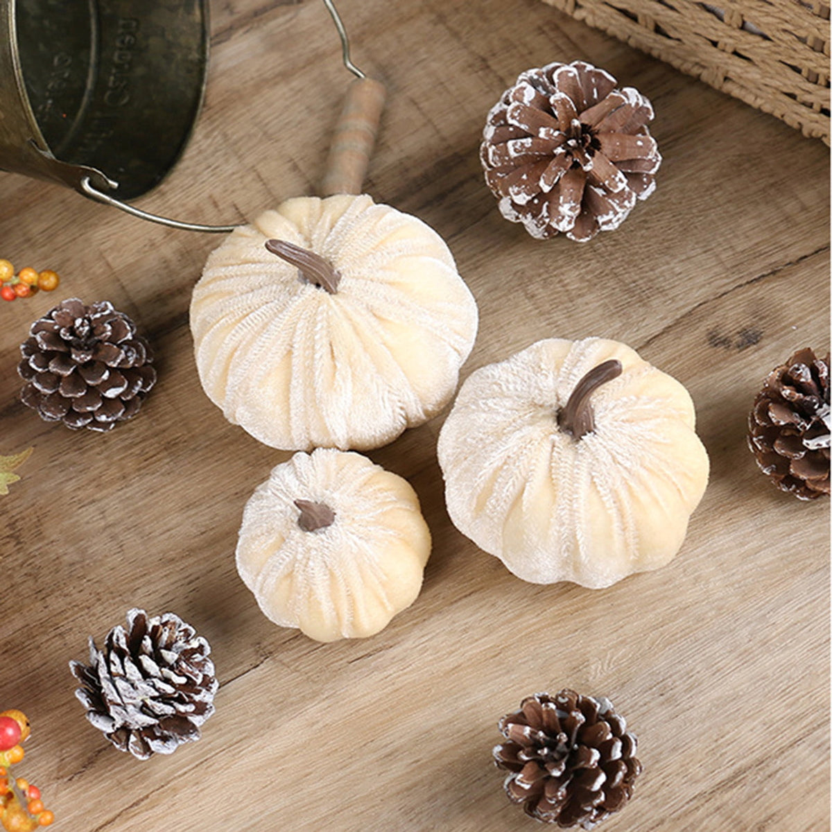 Artificial Pumpkin Decoration for Halloween and Thanksgiving - Foam Fake Pumpkin Model for Home Decor, Fall Parties, and Seasonal Events - Durable and Long-lasting, Various Sizes Available