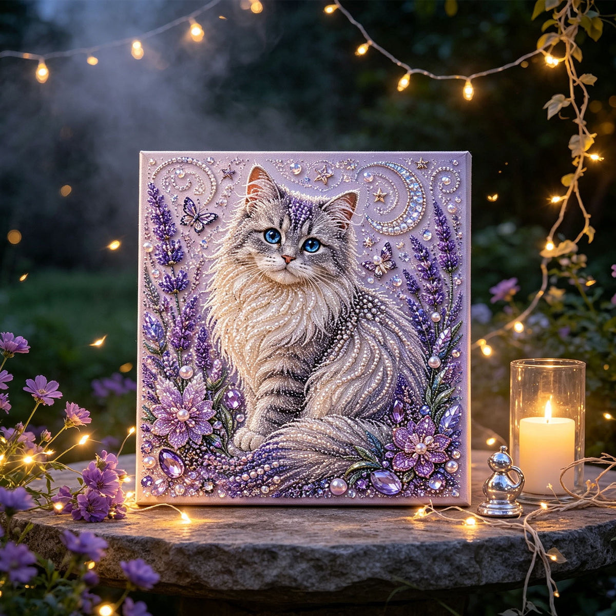 JWZZYD DIY Christmas Pearl Painting Art Kit with Frame, 9.8" Christmas Pearl Beads Art Craft Set, Gemstone Dots Beads for Holiday Christmas Wall Decor, Decoration Gift(Reindeer)