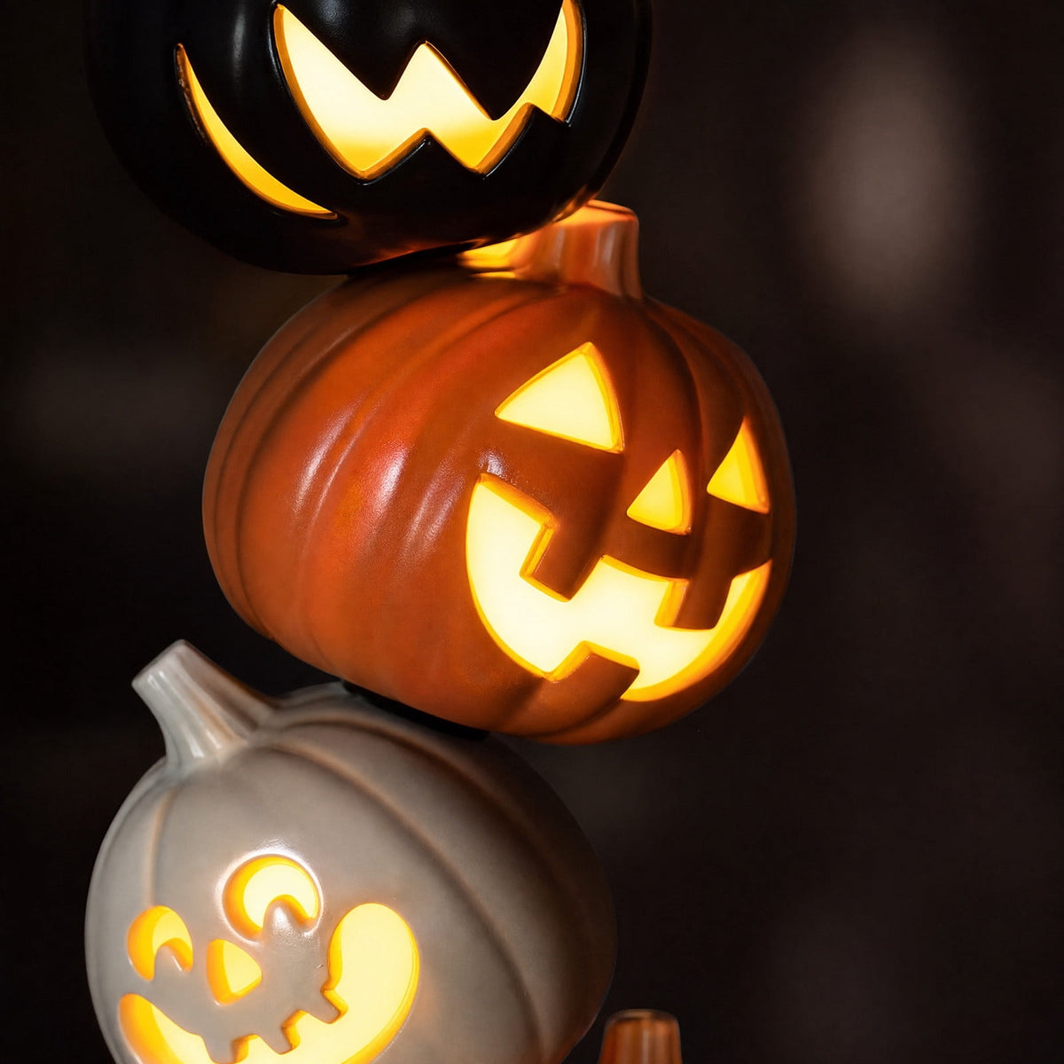 Halloween Pumpkin Jar Candle Farm Apple Pumpkin Scented 3 Wick Confetti Figural Desktop Thanksgiving Fall Decoration Gifts