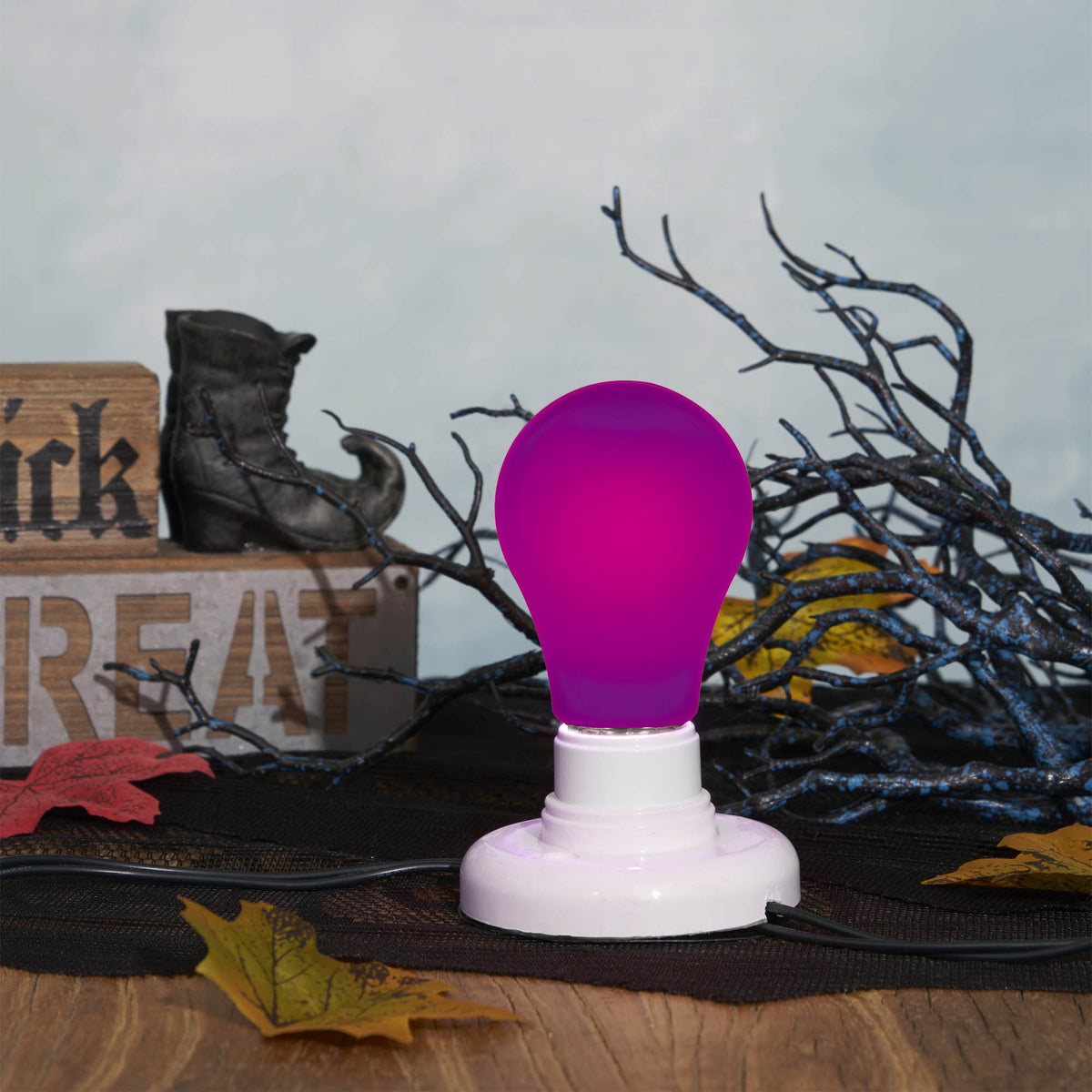 (8 pack) Halloween Purple LED Light Bulb, 1 Watt, by Way To Celebrate