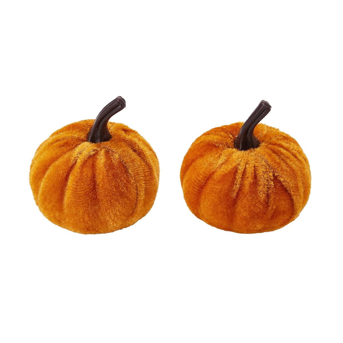 12 Pcs Small Velvet Pumpkins Artificial Pumpkins 2 Sizes for Fall Decor Wedding Thanksgiving Halloween Party Table Centerpiece Farmhouse Decoration, Blue