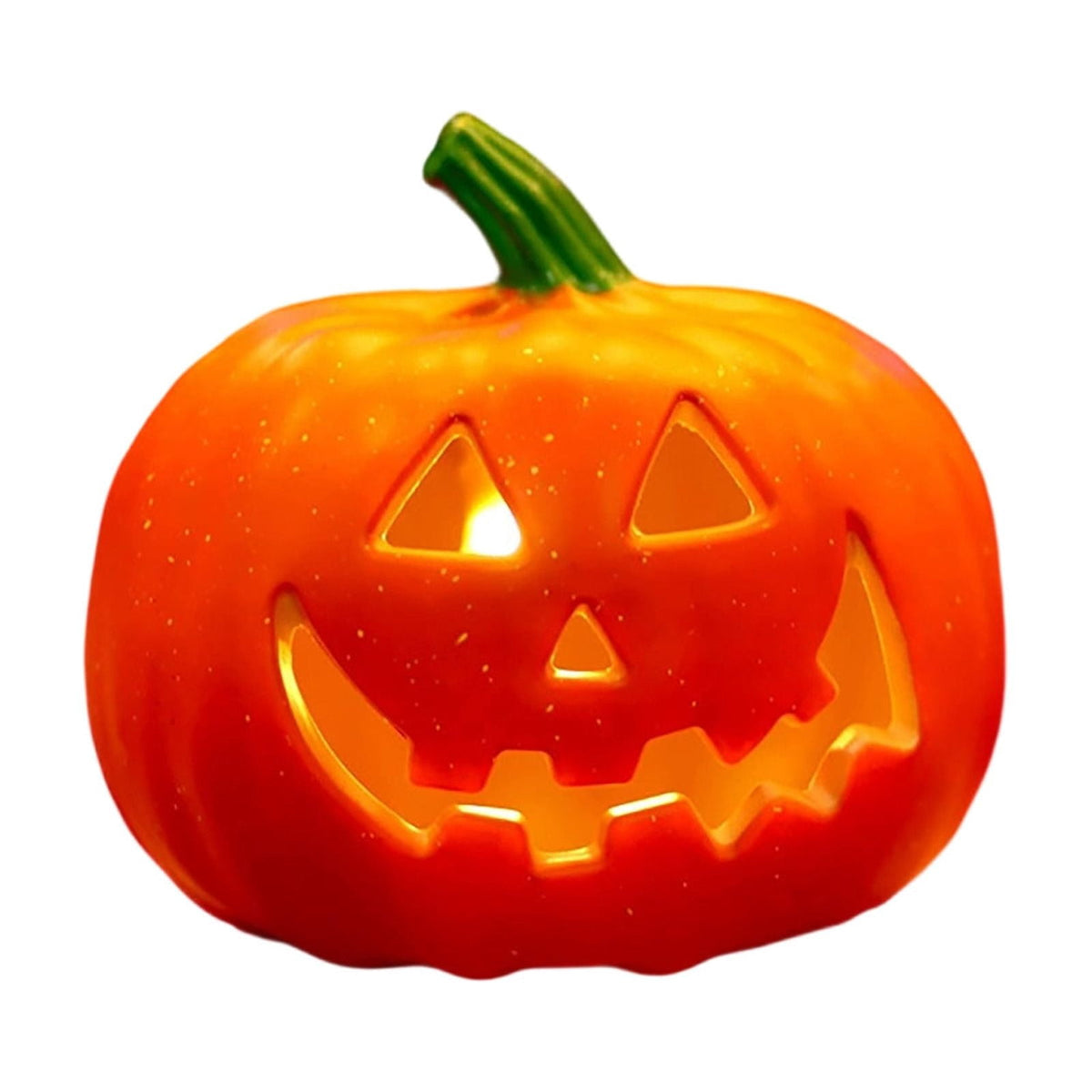 Halloween Lighted Pumpkin Decoration, Glowing Jack o Lanterns, Large LED Pumpkin Lamp with Warm Glow, Outdoor Yard Porch Halloween Decor, Holiday Display Ornament for Home Party