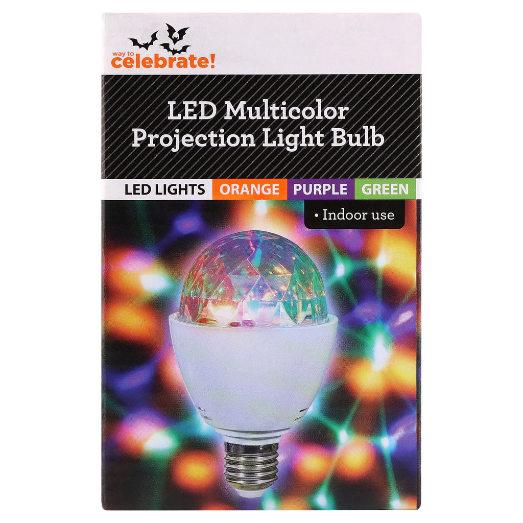Indoor LED Projection Light Bulb, Multicolor, Halloween by Way To Celebrate