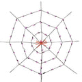 Indoor/Outdoor 50-Count LED Spider Web Lights, Purple, 5', Halloween by Way To Celebrate