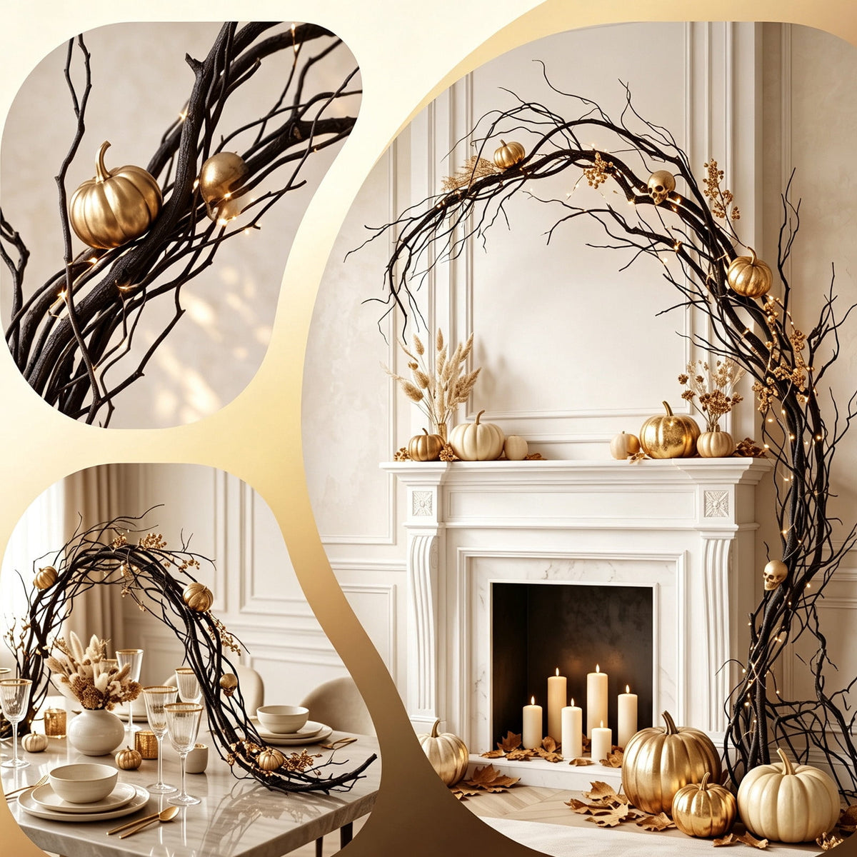Spring Artificial Flowers Garland, 70 inch Fake Eucalyptus Vine Cherrys Blossoms Hanging Garland Rattan for Mantle Fireplace Wedding Indoor Outdoor Home Decor