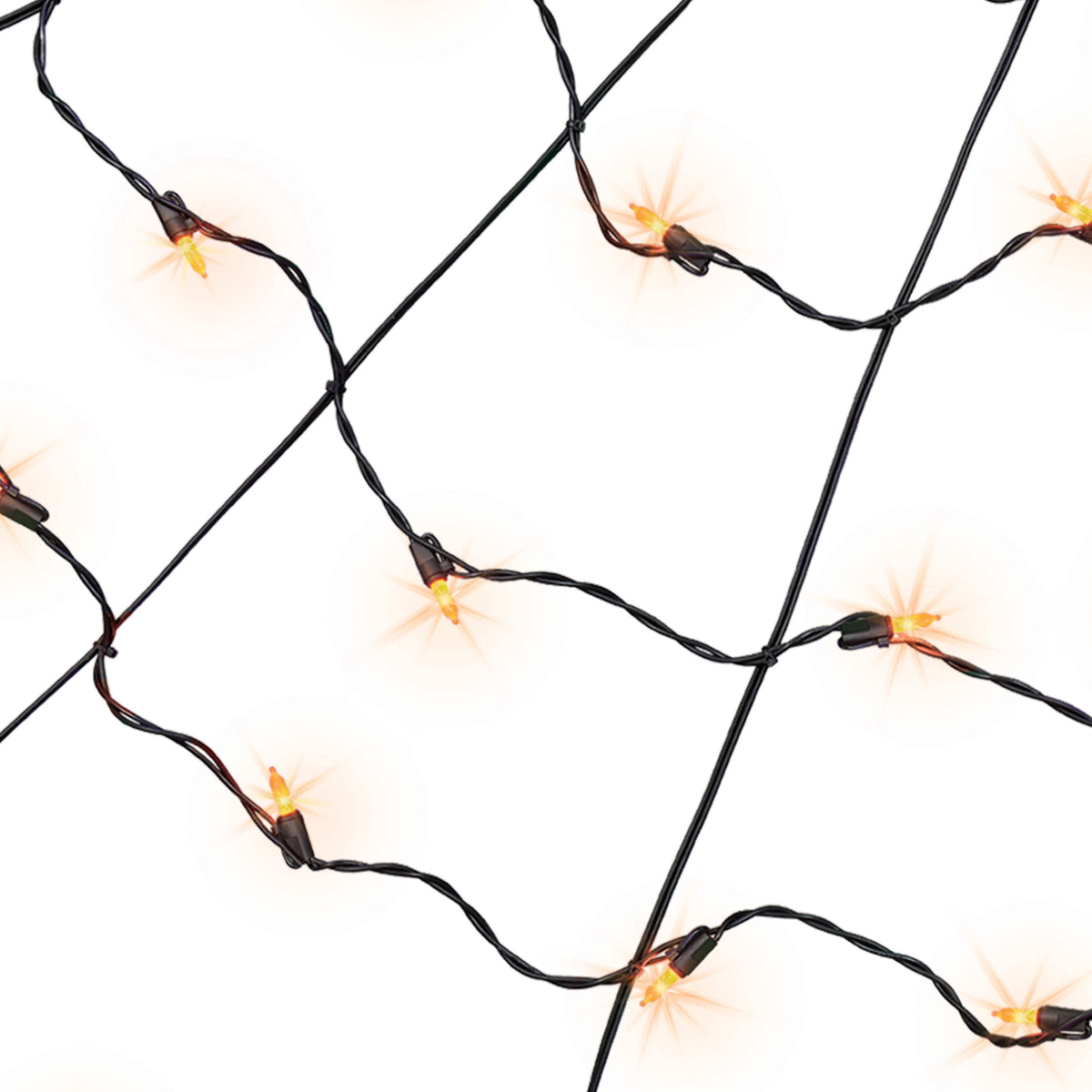 Indoor/Outdoor 30-Count LED Corner Web Lights, Purple, 30" x 30", Halloween by Way To Celebrate