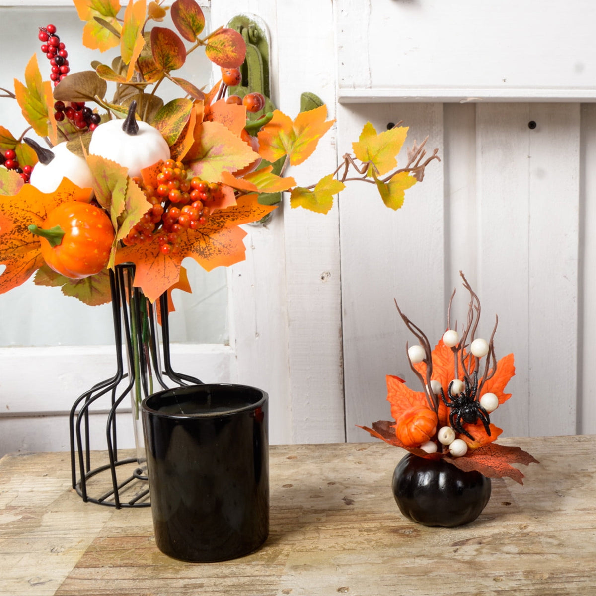 Kedshhgu Realistic Fall Mini Pumpkin Decorations, Fall Table Centerpieces Decoration, Pumpkins Thanksgiving Decoration for Indoor Desk Shelf Fireplace Fall Party Decor Centerpieces