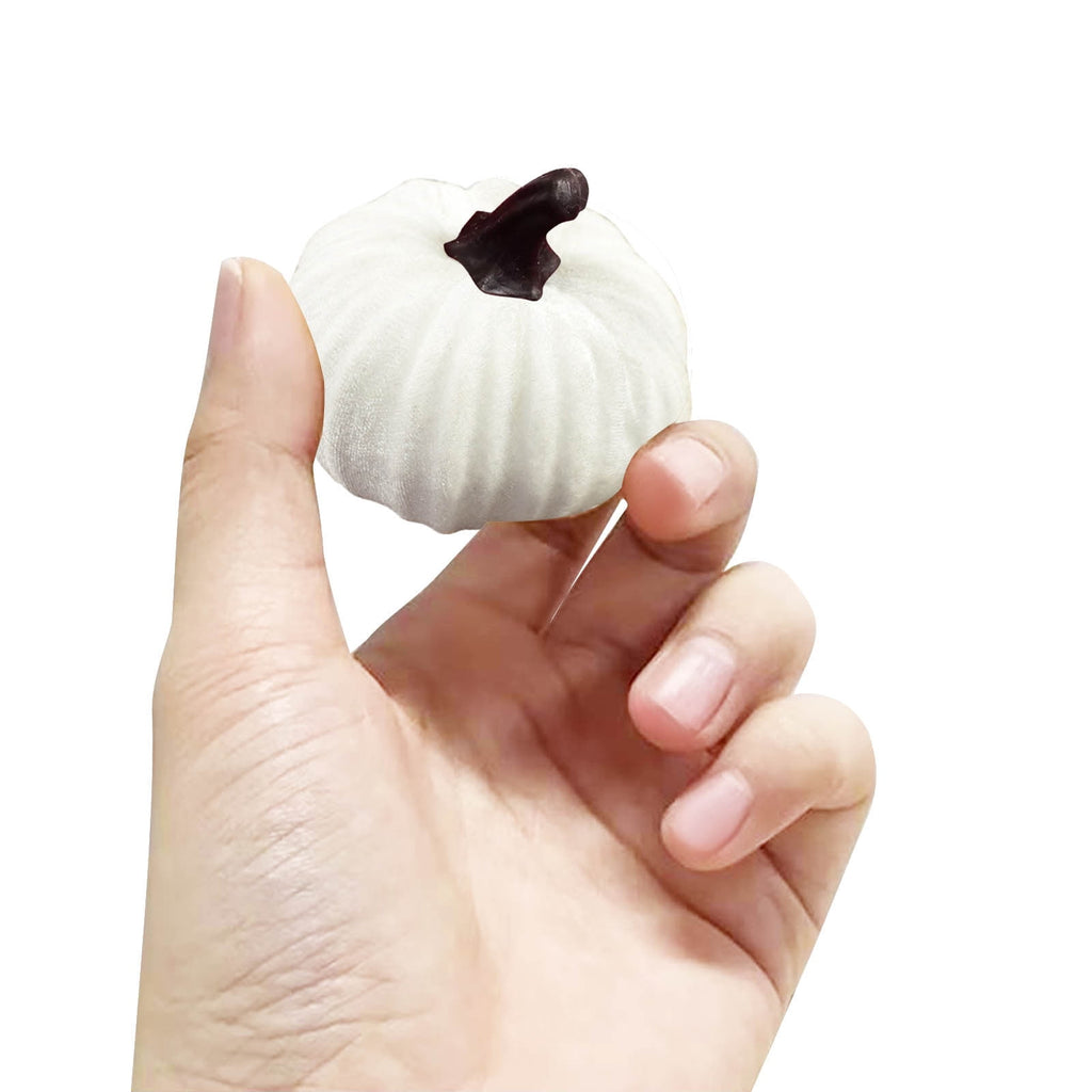 Sahpxhe Halloween Pumpkin Decorations Halloween Velvet Pumpkins Decor Super Soft Stuffed with Exquisite 15*15cm