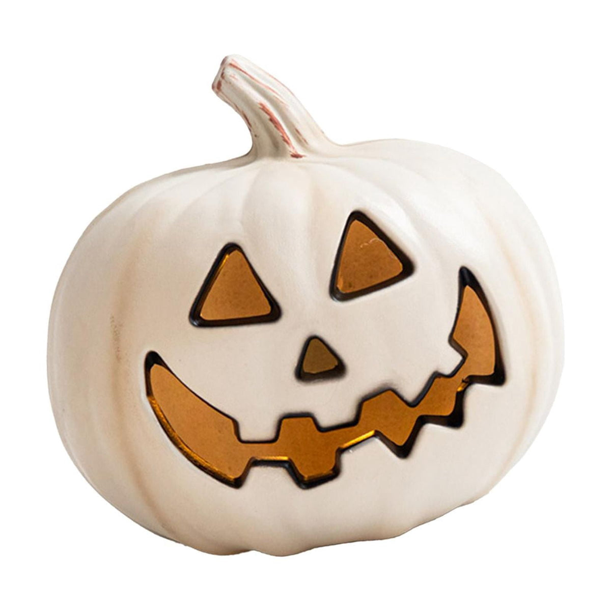 yotijay Halloween Pumpkin Light Indoor Decoration Vivid Details Fine Craftsmanship Resin C