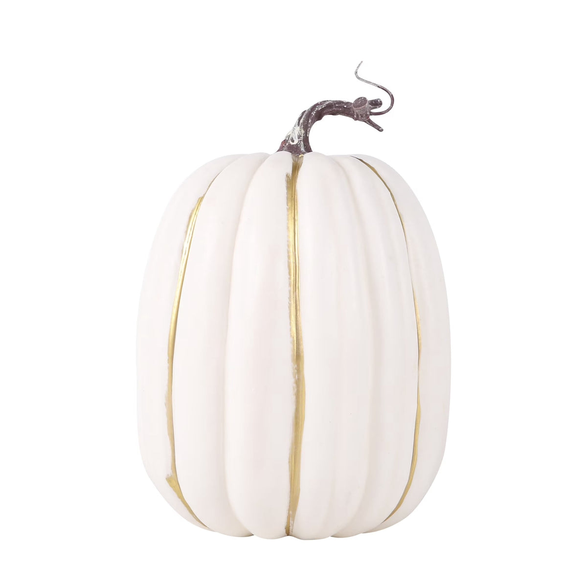 CQHVKQ 8 Inch Large Artificial Pumpkin Fall Decorations, Realistic Fake Harvest Pumpkin, Orange Gold Decorative Pumpkins for Table Centerpieces, Fall, Thanksgiving & Halloween DIY