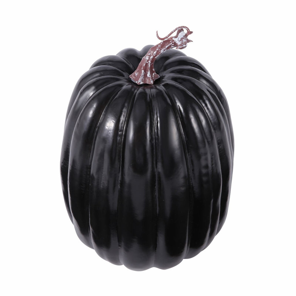 FXMLRLK 1 PCS 6.5 Inch Pink Plastic Pumpkins for Decorating - Large Artificial Foam Pumpkins for Fall Decor, Halloween, Thanksgiving, Paintable for DIY Crafts & Centerpieces