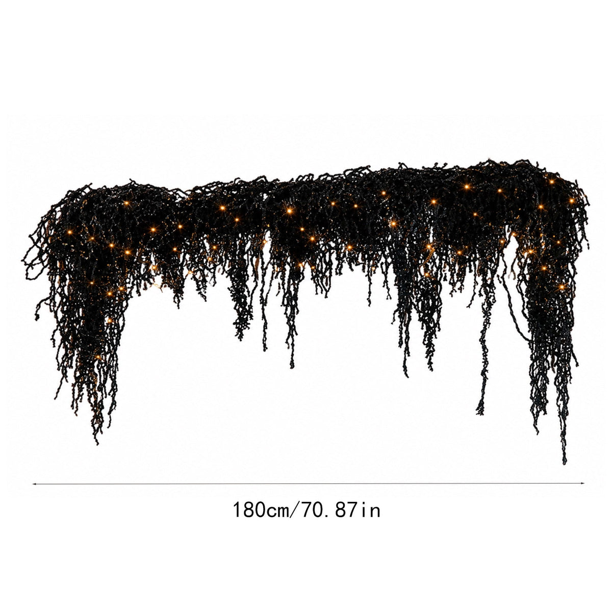 yulier Artificial Garland 70.86 inch Spring Garland with Flowers, Faux Vines Floral Hanging Garland for Holiday Wedding Spring Home Party Window Door Fireplace Table Indoor Outdoor Decor