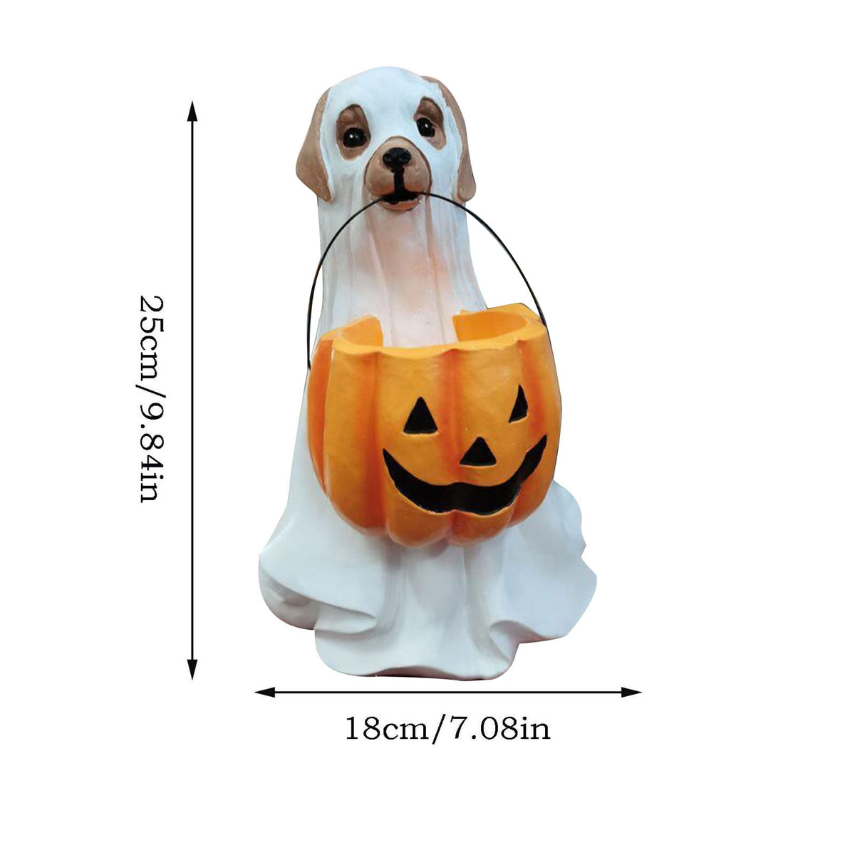 YATLTE Halloween Pumpkin, Vintage Halloween Pumpkin, Trick or Treat Candy Bucket Blow Mold, Bucket Orange Candy Bag Trick or Treat Pumpkin Candy Bucket