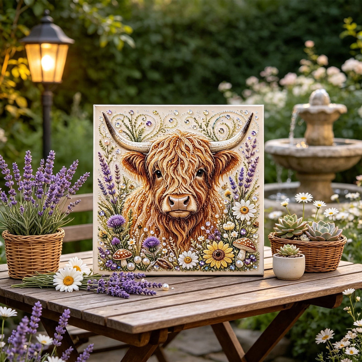JWZZYD DIY Christmas Pearl Painting Art Kit with Frame, 9.8" Christmas Pearl Beads Art Craft Set, Gemstone Dots Beads for Holiday Christmas Wall Decor, Decoration Gift(Reindeer)
