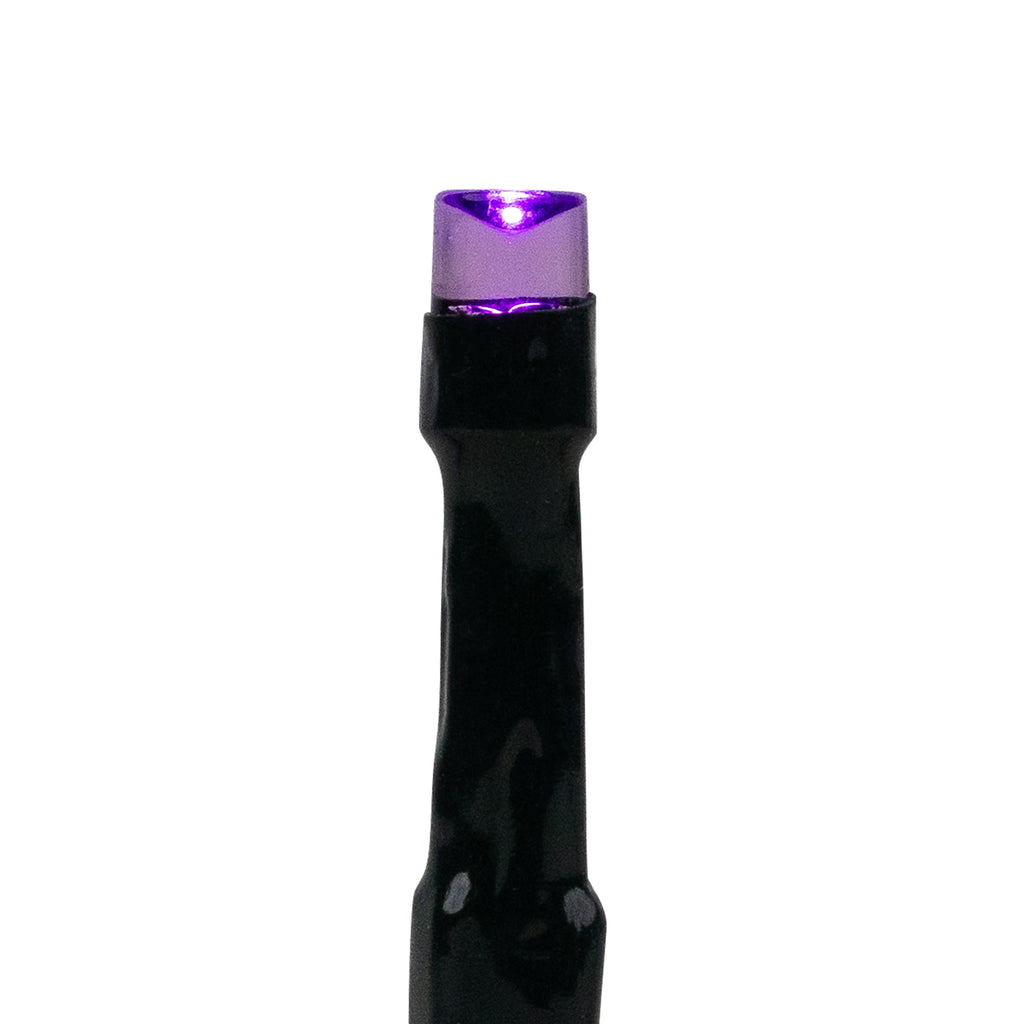 Northlight LED Wide Angle Halloween Lights - Purple - 10' Black Wire - 20ct