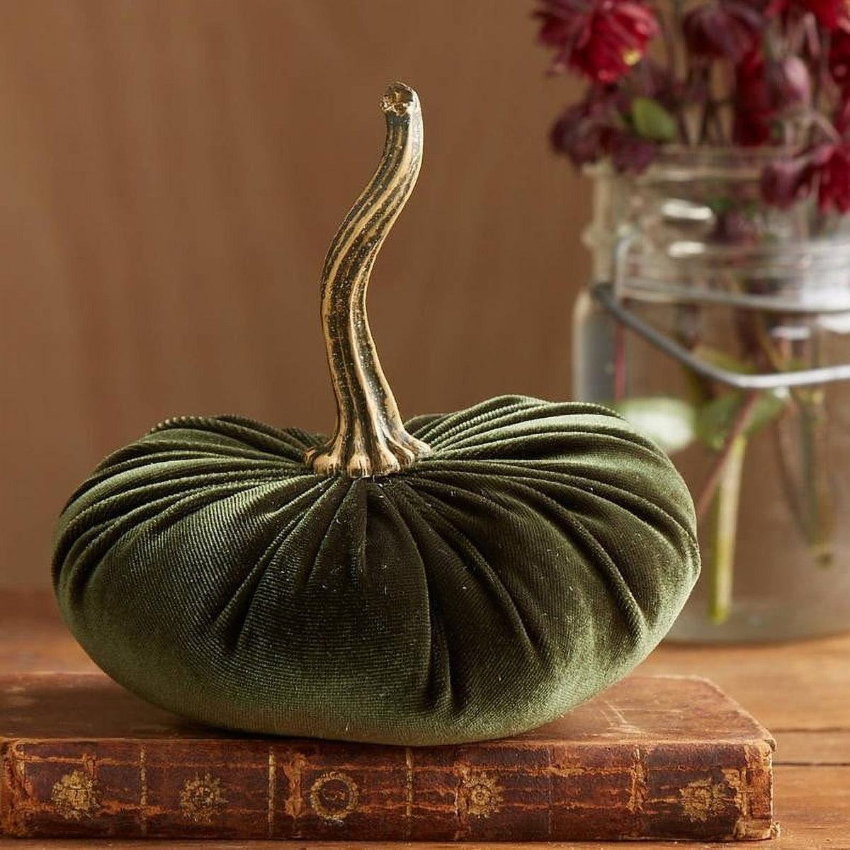 ESULOMP Halloween Decorations Thanksgivings Pumpkins 1 pc Velvet Pumpkins Decor Super Soft Stuffed with Exquisite