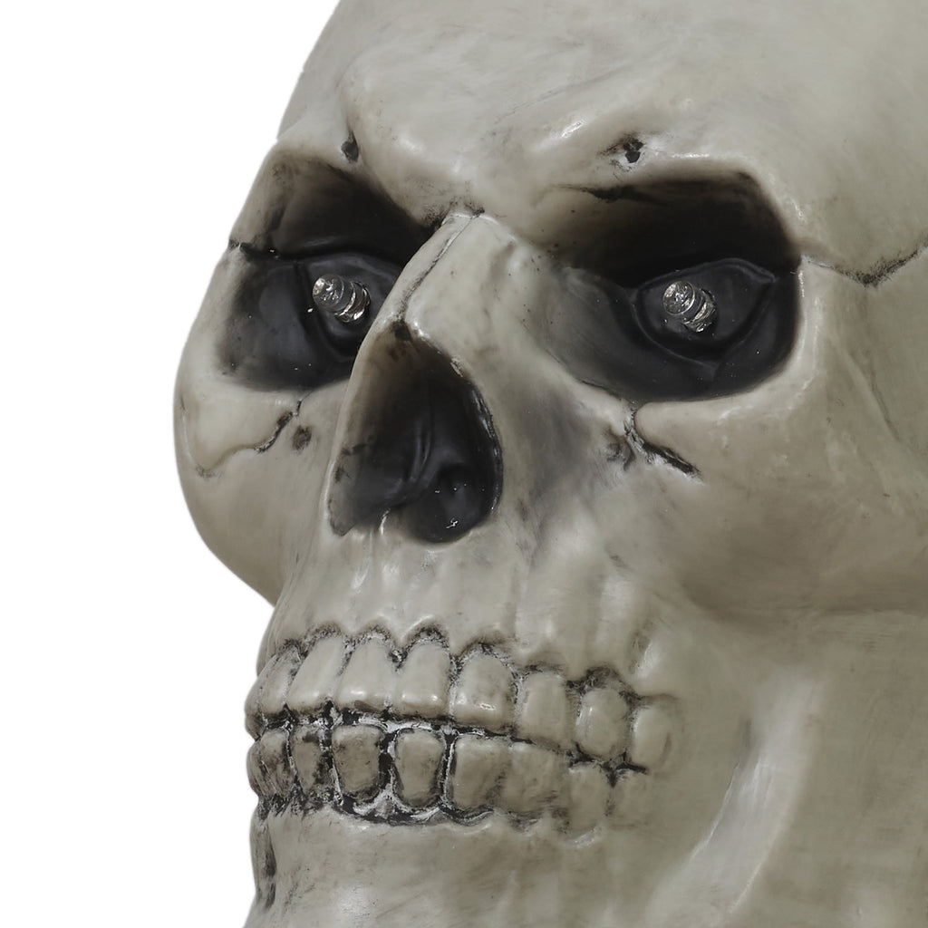 Outdoor Battery-Operated LED Skull Pathmarkers, 17", 3 Count, Halloween by Way To Celebrate